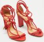 Alexandre Birman Pre-owned Leather sandals Orange Dames - Thumbnail 3