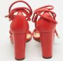 Alexandre Birman Pre-owned Leather sandals Orange Dames - Thumbnail 4