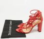 Alexandre Birman Pre-owned Leather sandals Orange Dames - Thumbnail 8