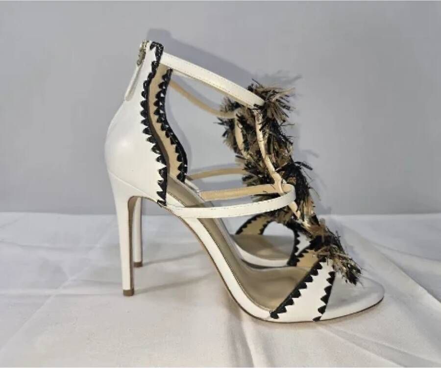 Alexandre Birman Pre-owned Leather sandals White Dames