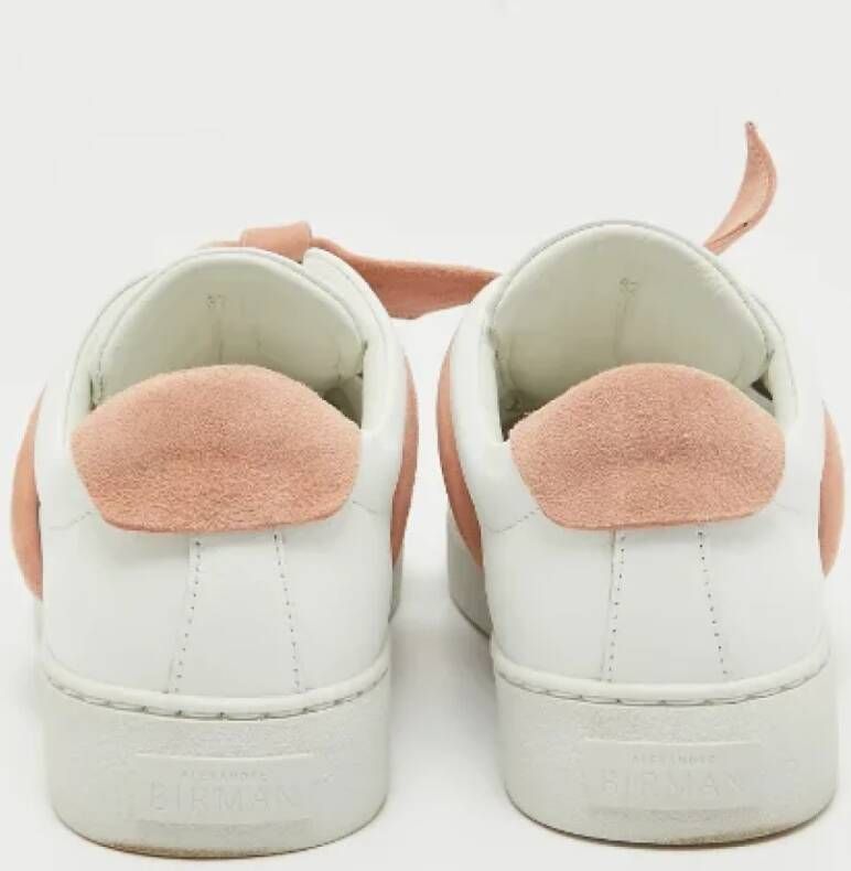 Alexandre Birman Pre-owned Leather sneakers White Dames