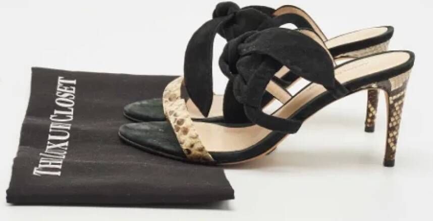 Alexandre Birman Pre-owned Suede sandals Black Dames