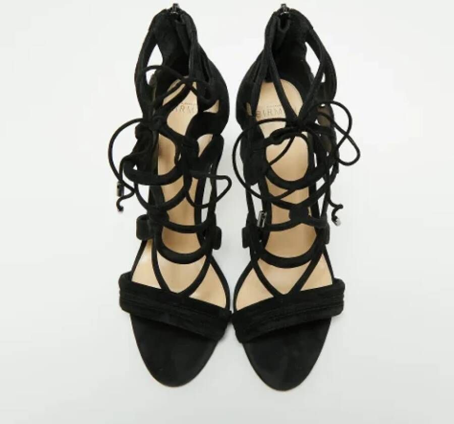 Alexandre Birman Pre-owned Suede sandals Black Dames