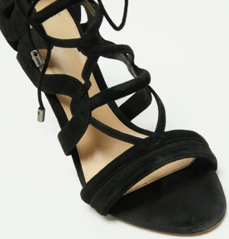 Alexandre Birman Pre-owned Suede sandals Black Dames