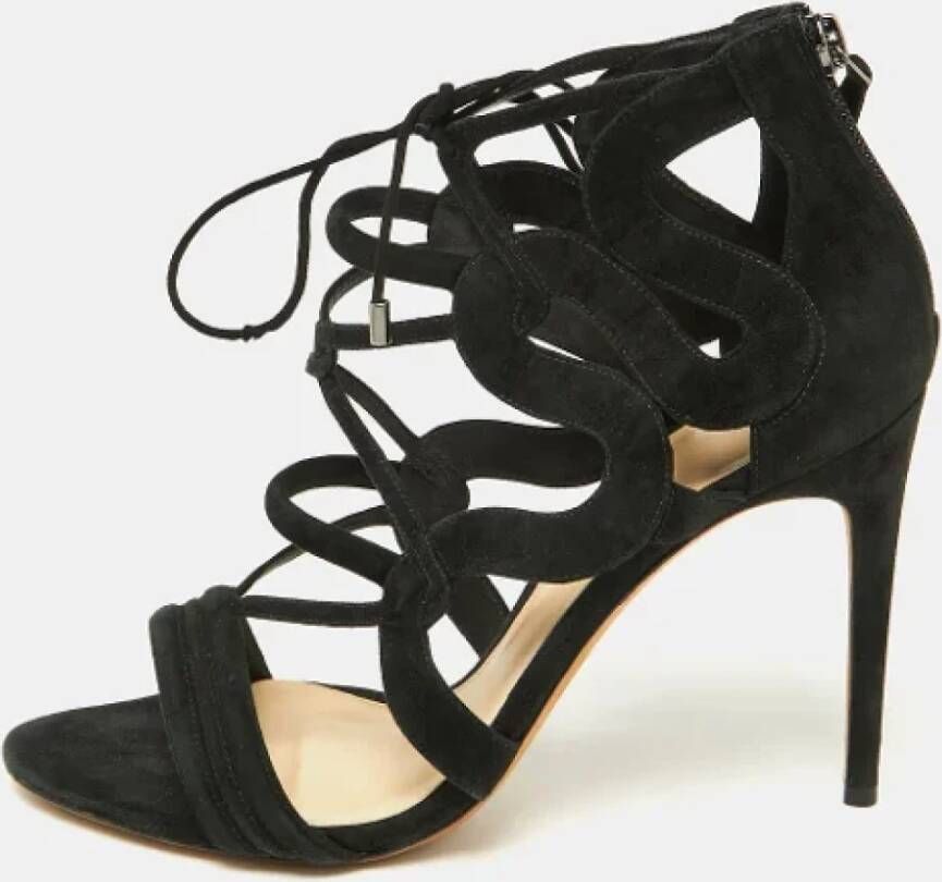 Alexandre Birman Pre-owned Suede sandals Black Dames