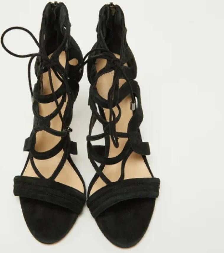 Alexandre Birman Pre-owned Suede sandals Black Dames