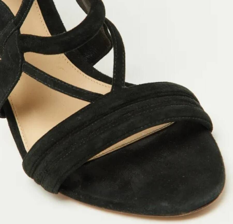 Alexandre Birman Pre-owned Suede sandals Black Dames