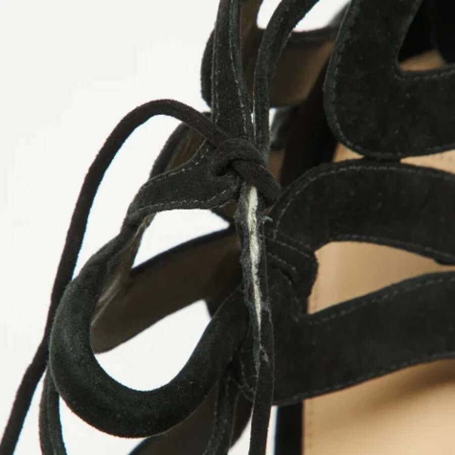 Alexandre Birman Pre-owned Suede sandals Black Dames