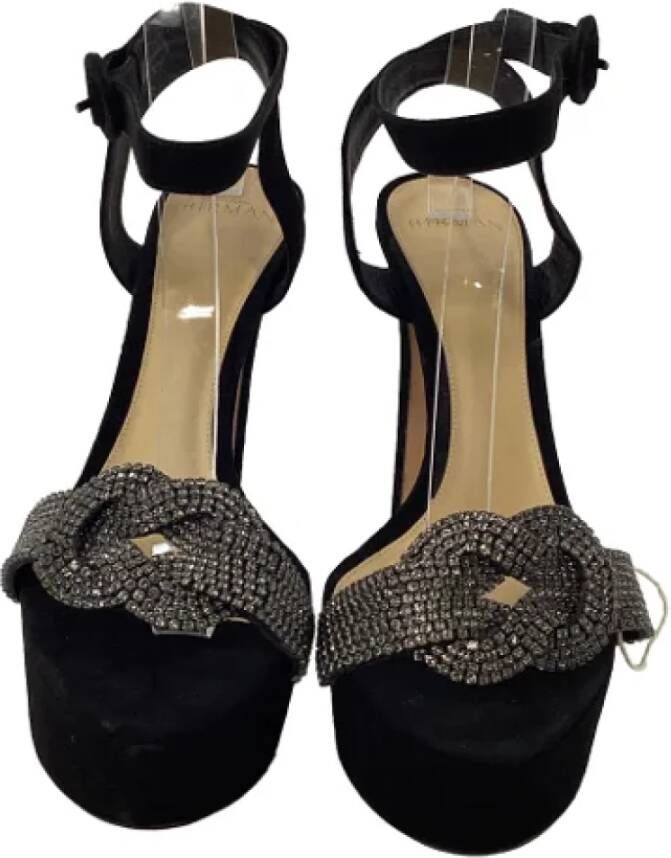 Alexandre Birman Pre-owned Suede sandals Black Dames