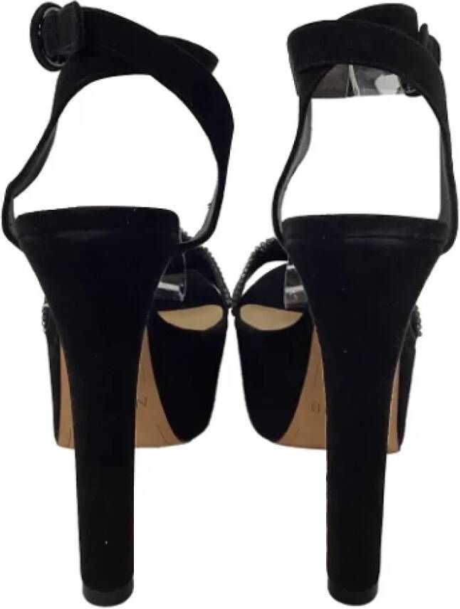 Alexandre Birman Pre-owned Suede sandals Black Dames