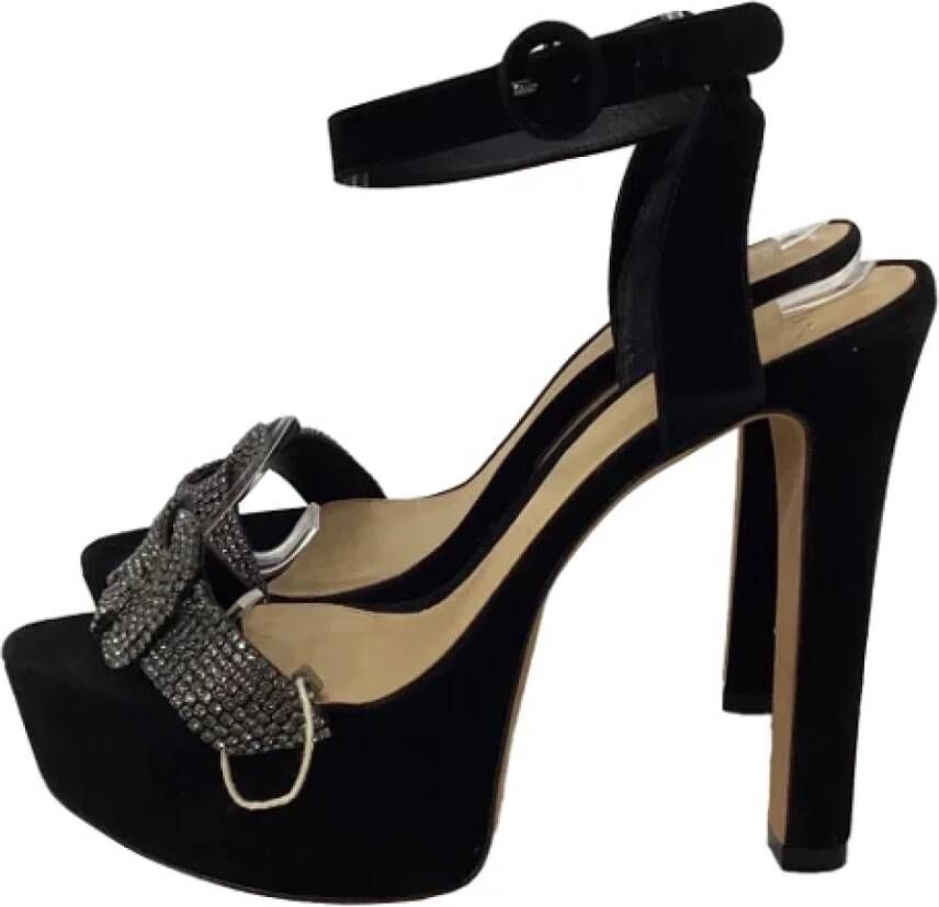 Alexandre Birman Pre-owned Suede sandals Black Dames