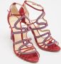 Alexandre Birman Pre-owned Suede sandals Red Dames - Thumbnail 3