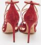 Alexandre Birman Pre-owned Suede sandals Red Dames - Thumbnail 4