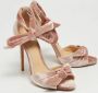 Alexandre Birman Pre-owned Velvet sandals Pink Dames - Thumbnail 4