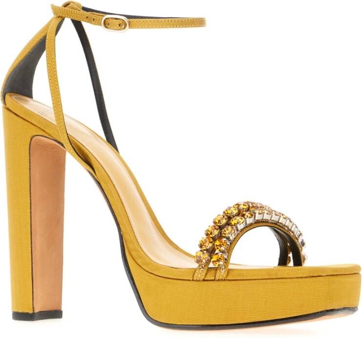 Alexandre Birman Stijlvolle Sandalen voor de Zomer Yellow Dames