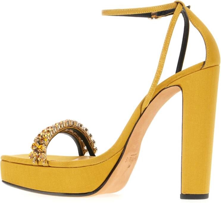 Alexandre Birman Stijlvolle Sandalen voor de Zomer Yellow Dames