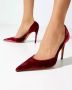 Alexandre Vauthier Bourgondische puntige hoge hakken Red Dames - Thumbnail 2