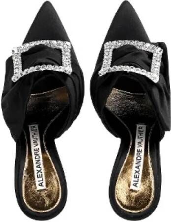 Alexandre Vauthier Fabric mules Black Dames