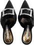 Alexandre Vauthier Fabric mules Black Dames - Thumbnail 5