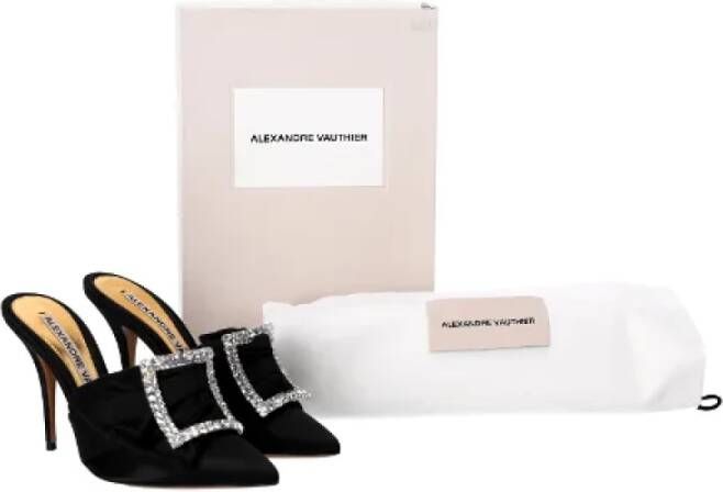 Alexandre Vauthier Fabric mules Black Dames