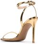 Alexandre Vauthier Gouden enkelband hoge hak sandalen Yellow Dames - Thumbnail 2