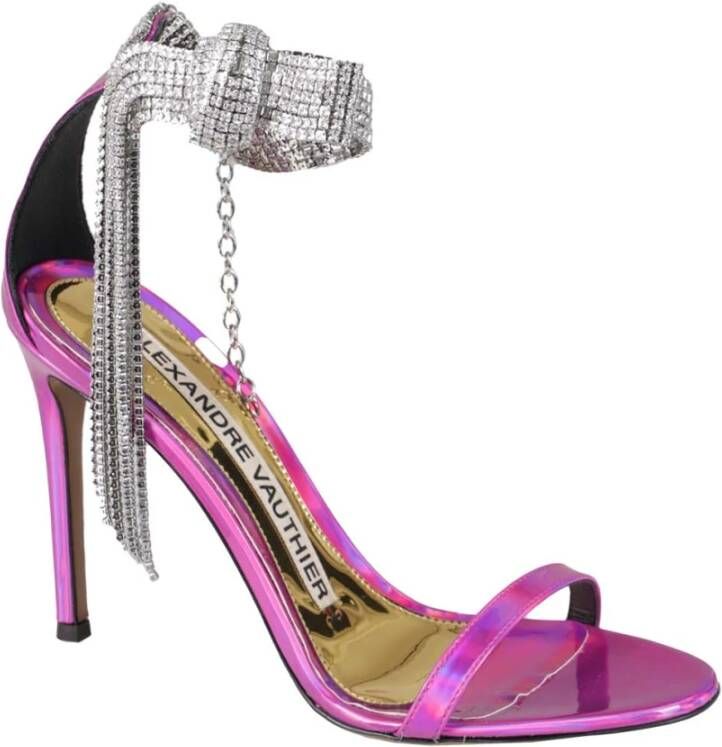 Alexandre Vauthier High Heel Sandals Purple Dames