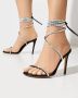 Alexandre Vauthier Kristal Wrap Sandalen Black Dames - Thumbnail 2