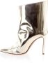 Alexandre Vauthier Platinum Tronchetto Elegant High Heel Boots Yellow Dames - Thumbnail 3