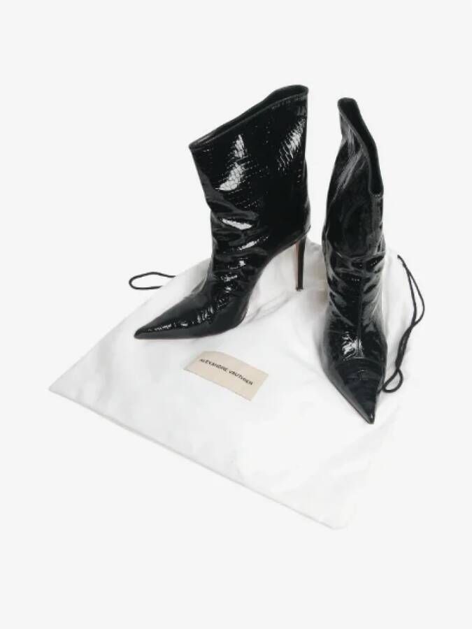 Alexandre Vauthier Pre-owned Leather boots Black Dames