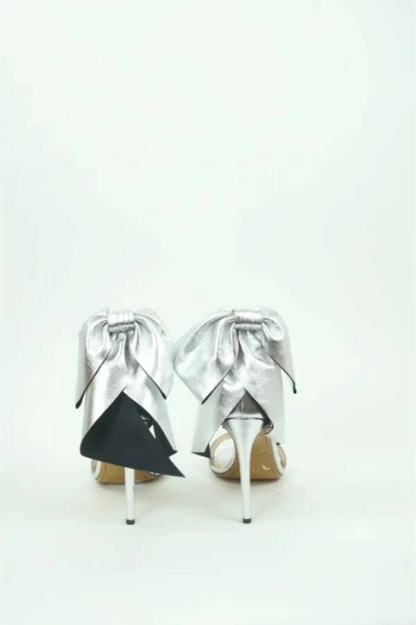 Alexandre Vauthier Pre-owned Leather heels Gray Dames