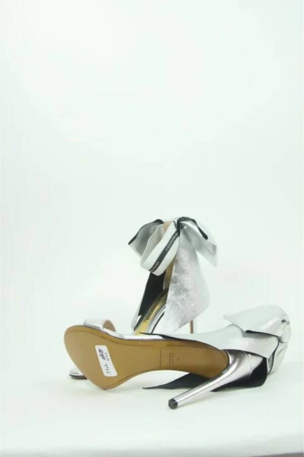 Alexandre Vauthier Pre-owned Leather heels Gray Dames