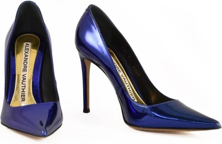 Alexandre Vauthier Stijlvolle rubberen zool schoenen Blue Dames