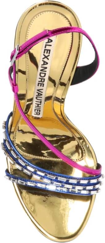 Alexandre Vauthier Stiletto-hakken sandalen Geel Dames