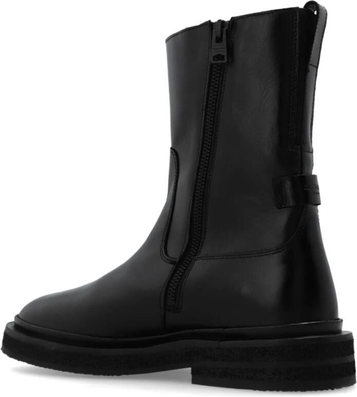 AllSaints Leren laarzen Escher Black Dames