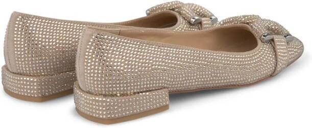 Alma en Pena Ballerina met glitter Beige Dames