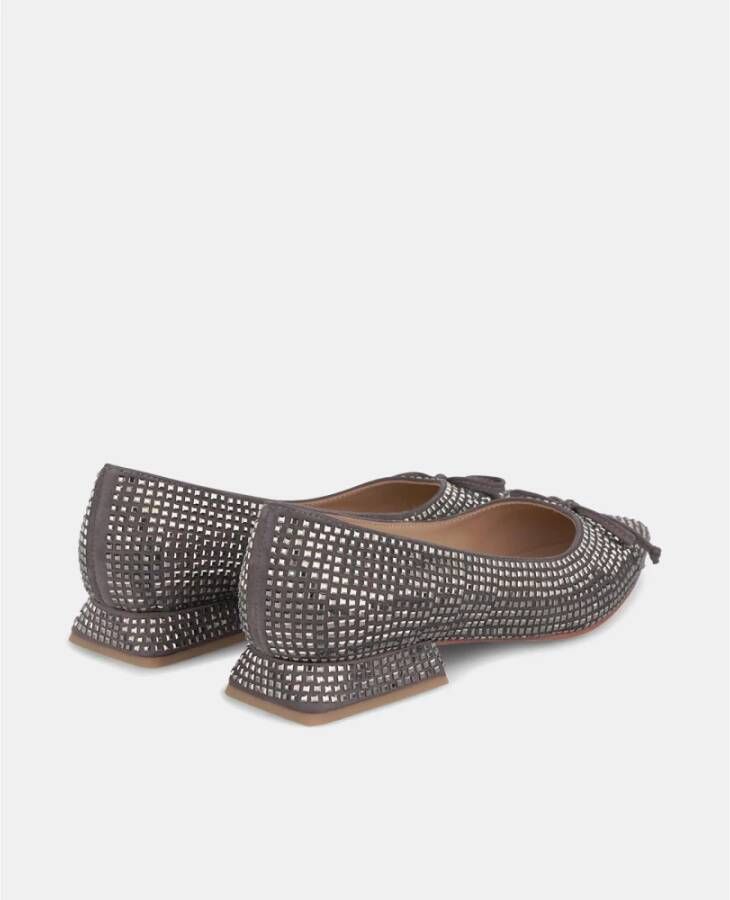 Alma en Pena Ballerina strik met glitter Gray Dames