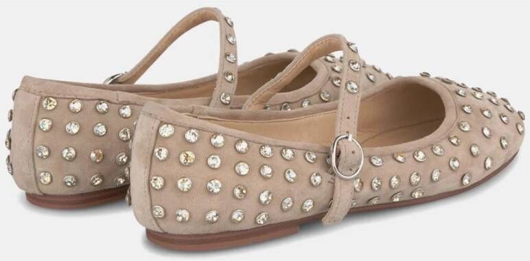 Alma en Pena Ballerina suède studs Brown Dames