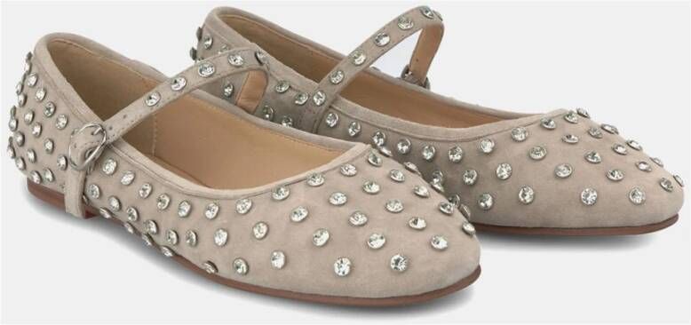 Alma en Pena Ballerina suède studs Gray Dames