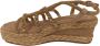 Alma en Pena Beige Casual Dames Sandalen Hennepzool Beige Dames - Thumbnail 2