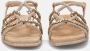 Alma en Pena Beige Sandalen Elegant Comfortabel Zachte Zool Beige Dames - Thumbnail 3