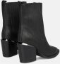 Alma en Pena Block Heel Enkellaars Black Dames - Thumbnail 3