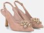 Alma en Pena Bloem Hak Schoen Pink Dames - Thumbnail 2