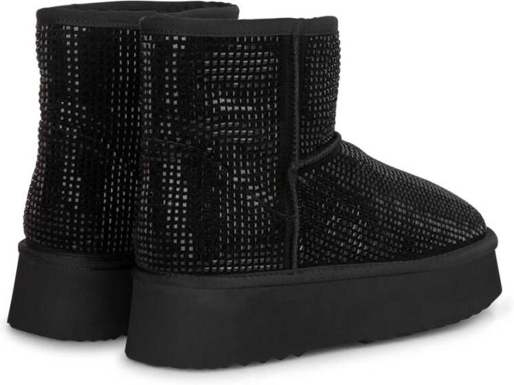 Alma en Pena Bont bootie met strass Black Dames