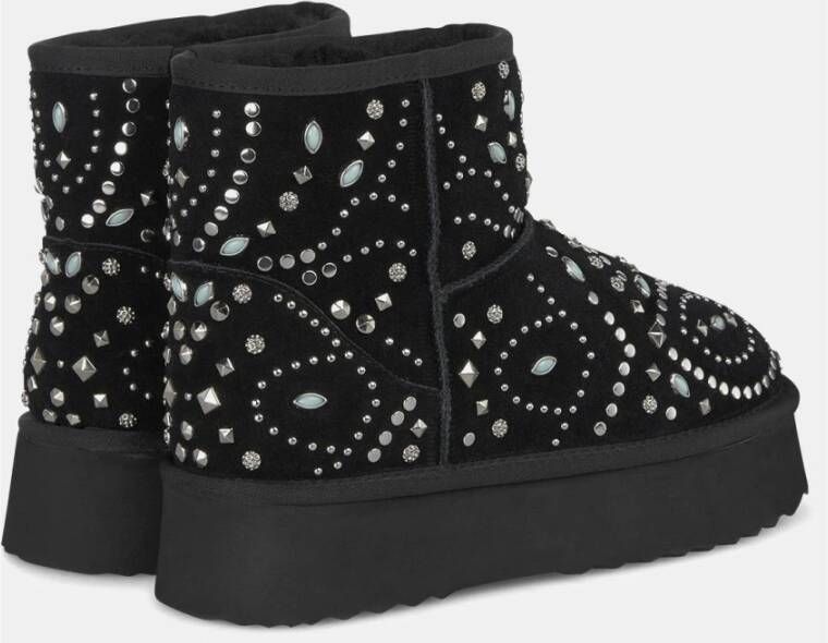 Alma en Pena Bont bootie met studs Black Dames