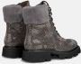 Alma en Pena Bontgevoerde veterschoenen Gray Dames - Thumbnail 3