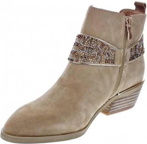 Alma en Pena Boots Beige Dames