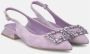 Alma en Pena Broche Platte Schoen Purple Dames - Thumbnail 2