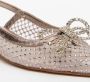 Alma en Pena Bronzen Strass Sandalen met Strik Brown Dames - Thumbnail 3