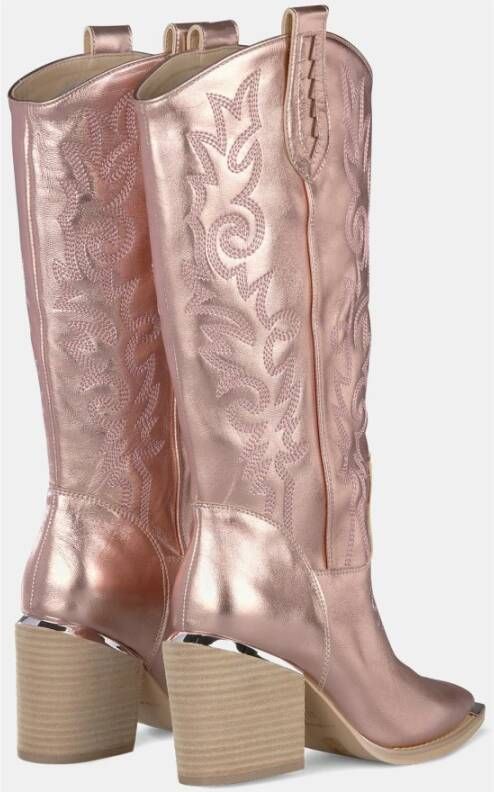 Alma en Pena Dames Cowboy Boot Hak Pink Dames