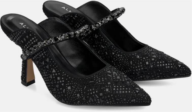 Alma en Pena Elegante Slingback Schoen met Strass Detail Black Dames